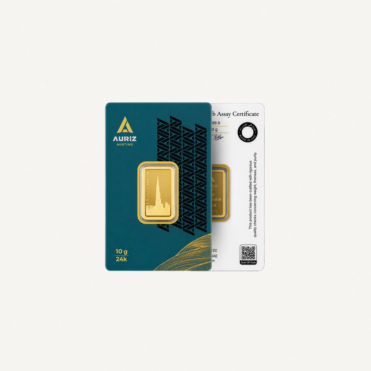 Auriz Minting 10gm 24K Gold Bar - Variable design-4-4