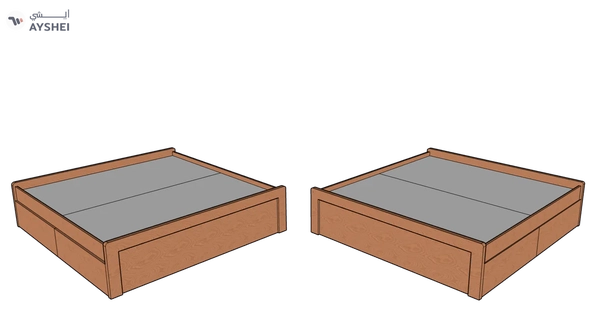 Berry 4 Drawer Storage Bed without Headboard