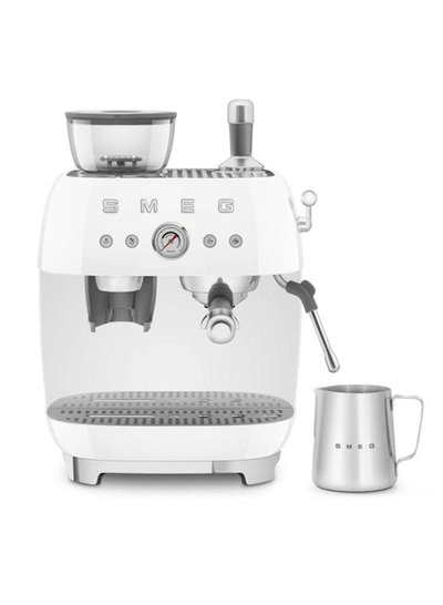 smeg ‘50’s Style’ Coffee Machine with Built in Grinder 0.25 kg 1650 W EGF03WHAU White-4