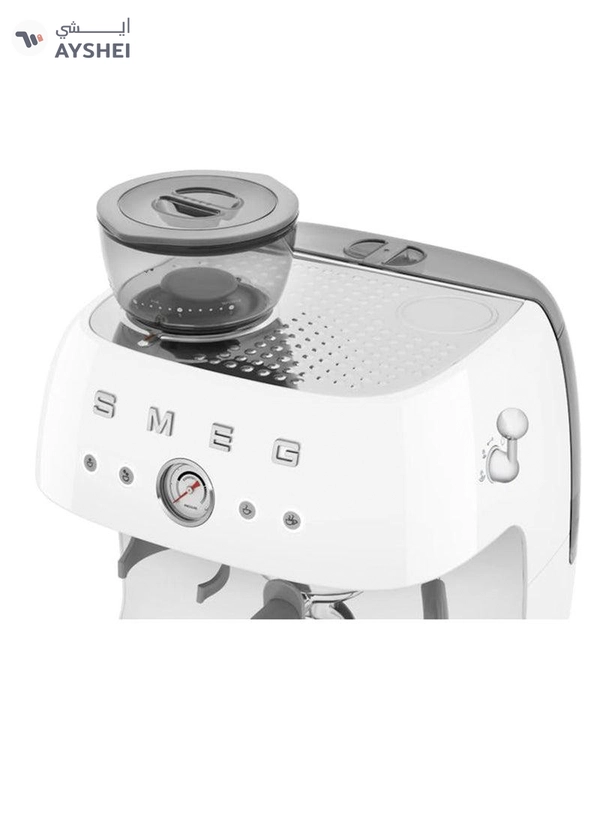 smeg ‘50’s Style’ Coffee Machine with Built in Grinder 0.25 kg 1650 W EGF03WHAU White