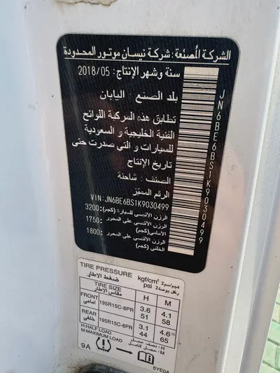 Well Maintained Nissan Urvan NV350 2019 GCC Specs-12