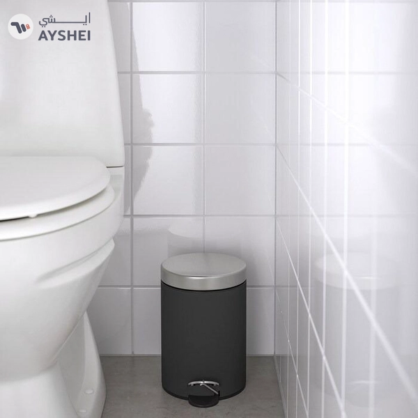 EKOLN Waste bin, dark grey, 3 l