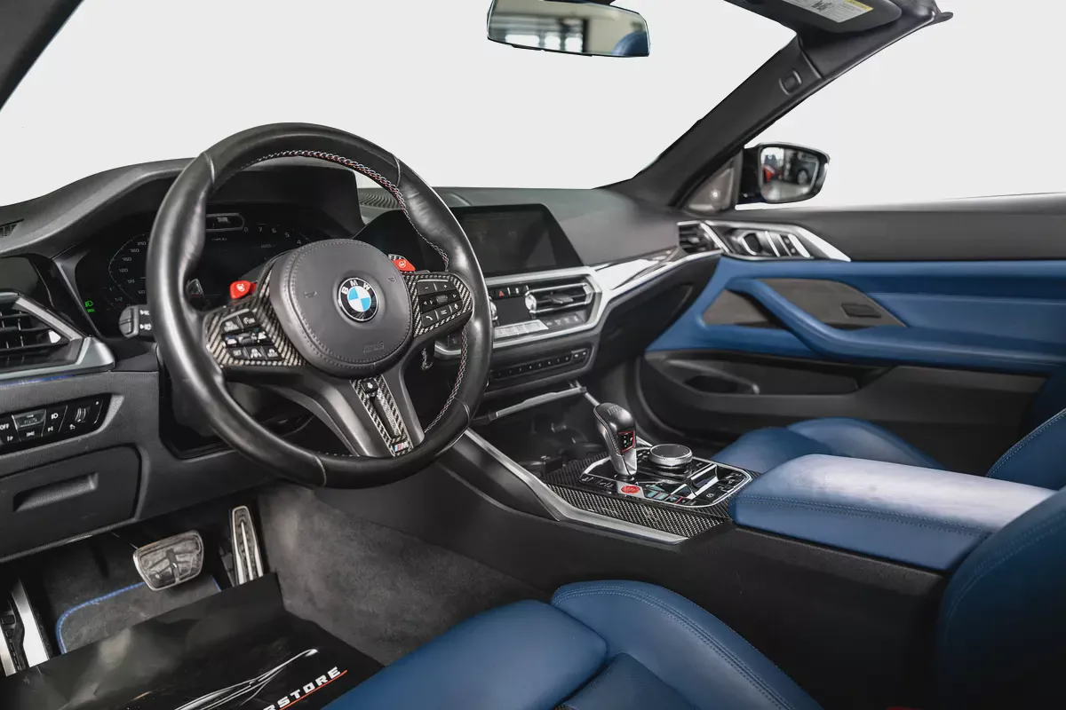 BMW M4 Competition X-Drive Convertible-Special Color-Shadow Line Exterior Look-9-9