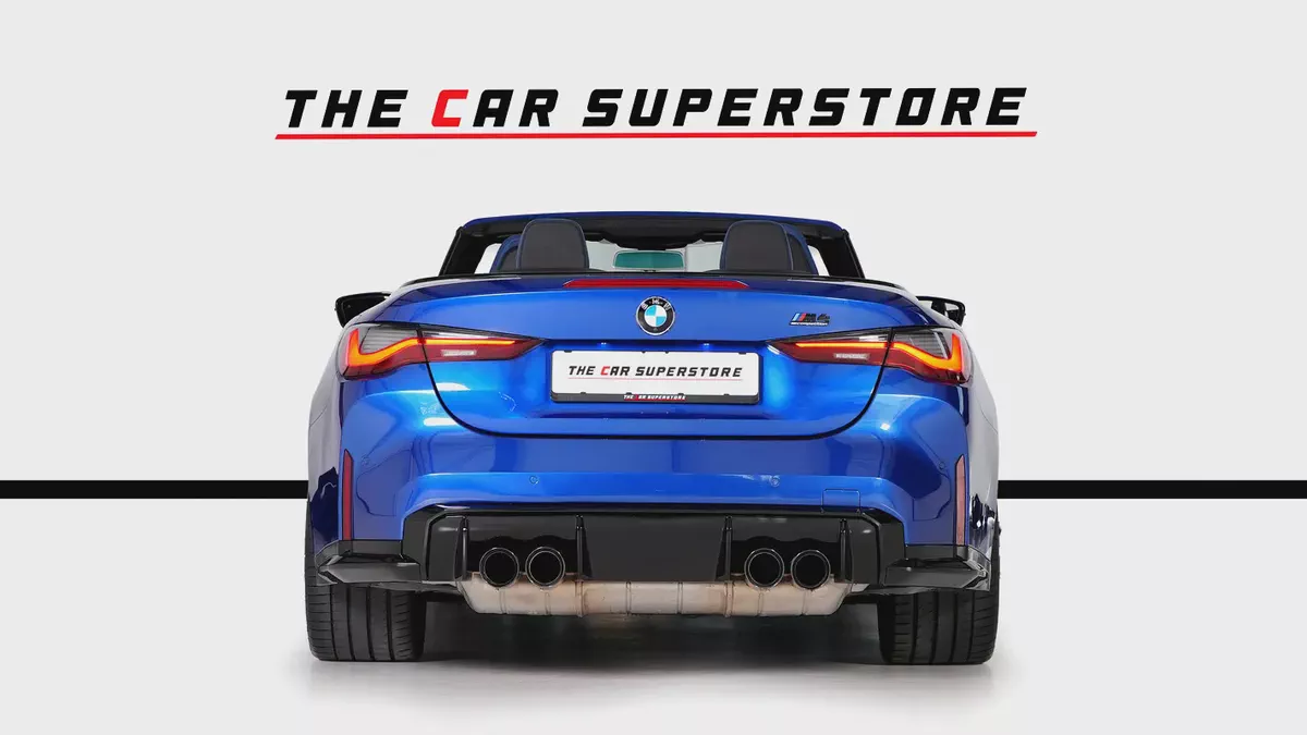 BMW M4 Competition X-Drive Convertible-Special Color-Shadow Line Exterior Look-6-6
