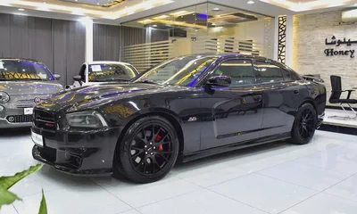 EXCELLENT DEAL for our Dodge Charger SRT8 ( 2013 Model ) in Black Color GCC Specs-1