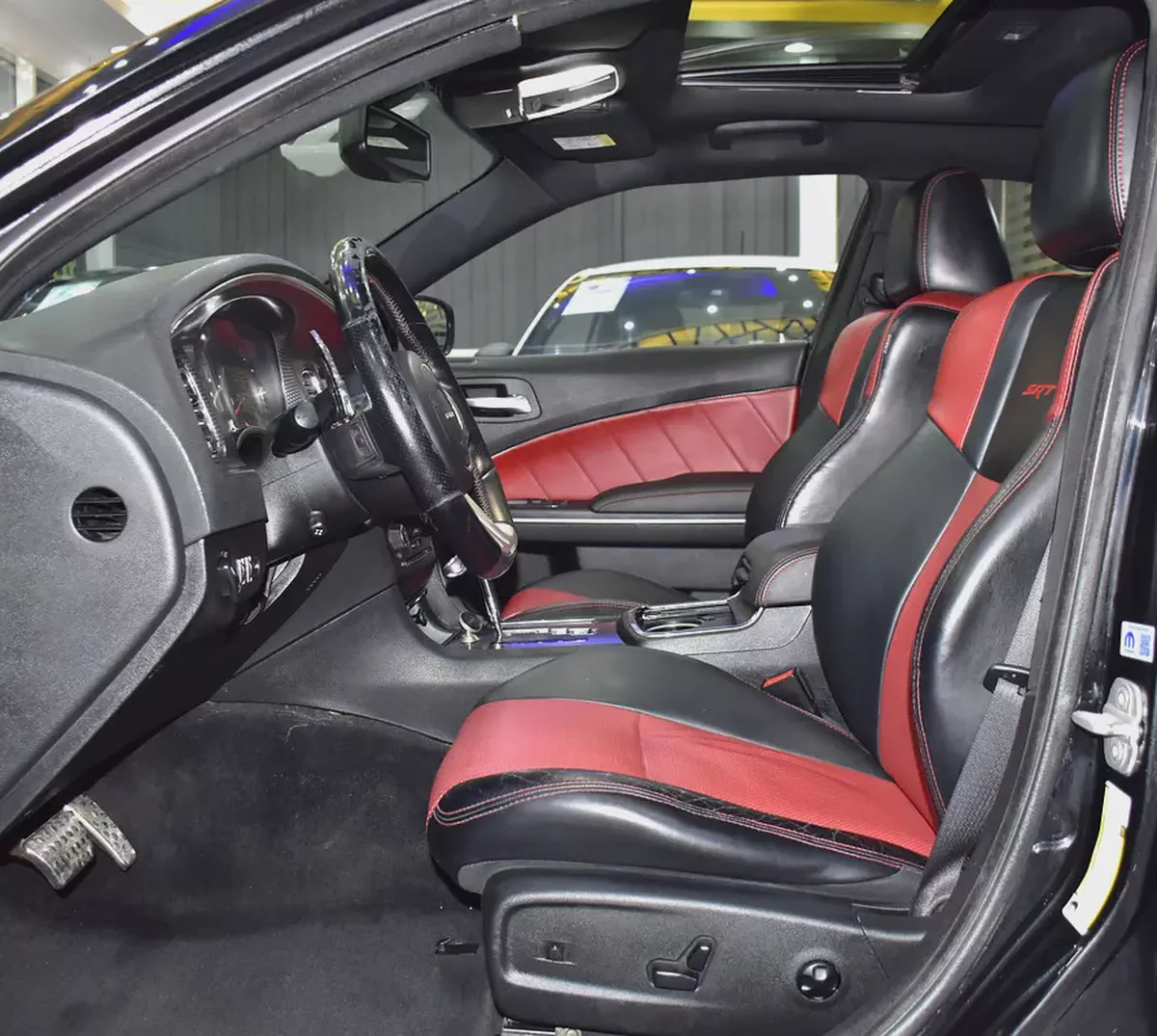 EXCELLENT DEAL for our Dodge Charger SRT8 ( 2013 Model ) in Black Color GCC Specs-9-9