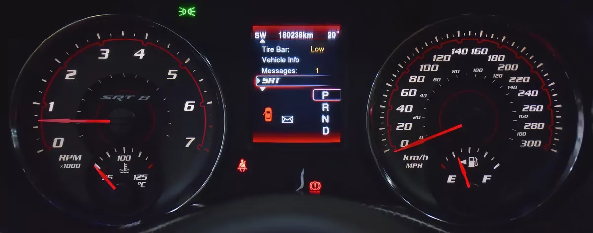 EXCELLENT DEAL for our Dodge Charger SRT8 ( 2013 Model ) in Black Color GCC Specs-12-12