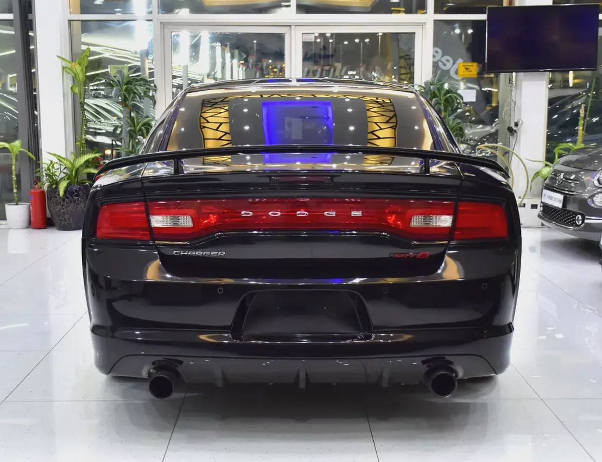 EXCELLENT DEAL for our Dodge Charger SRT8 ( 2013 Model ) in Black Color GCC Specs-4-4