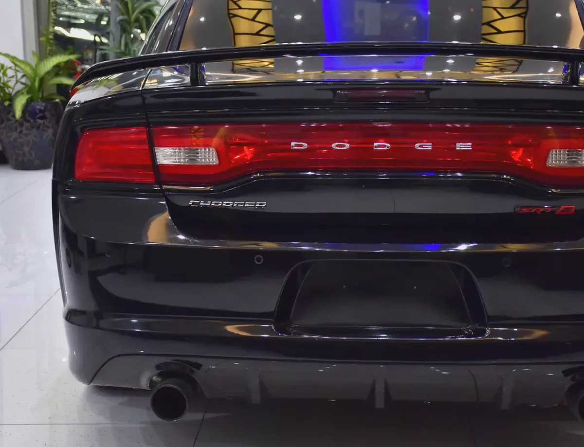 EXCELLENT DEAL for our Dodge Charger SRT8 ( 2013 Model ) in Black Color GCC Specs-7-7