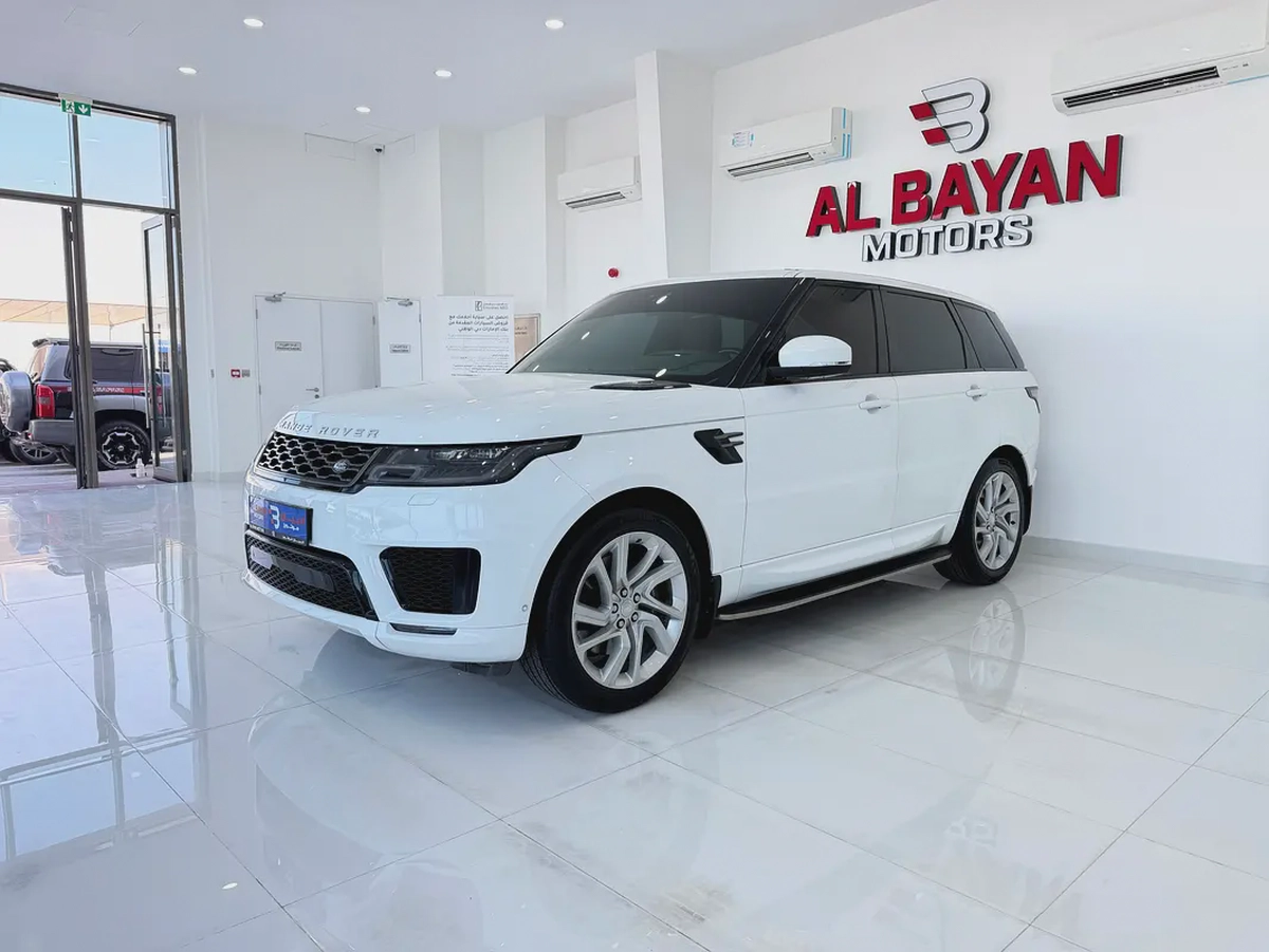 رنج روفر سبورن HSE ديناميك ابيض/ احمر 2019 خليجي-1-1