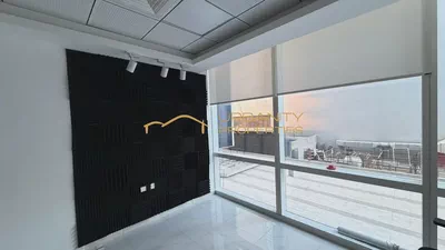 AED 55K | Fully Fitted Office | Tamani Arts Business Bay | 283 sq. ft + Parking | City View-1