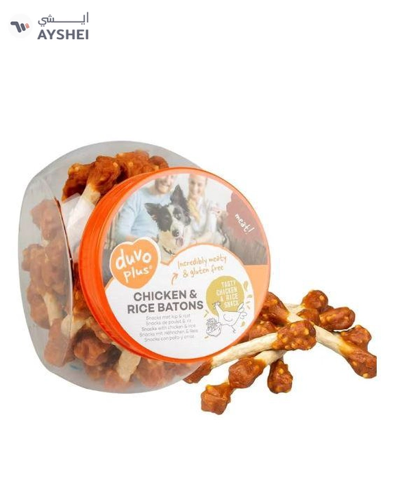 Duvo+ Meat Chicken & Rice Batons 400g