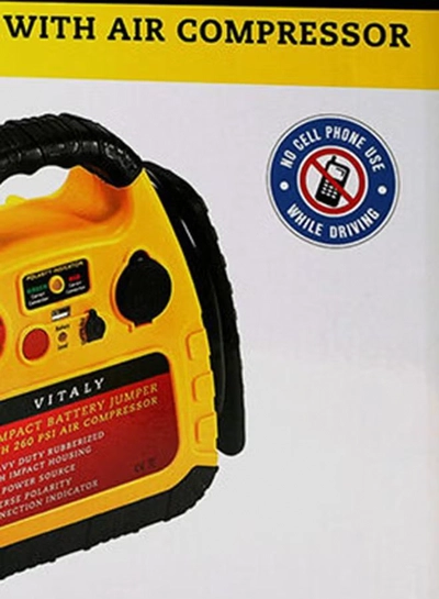 VITALY 4-In-1 Jump Starter With Air Compressor-3
