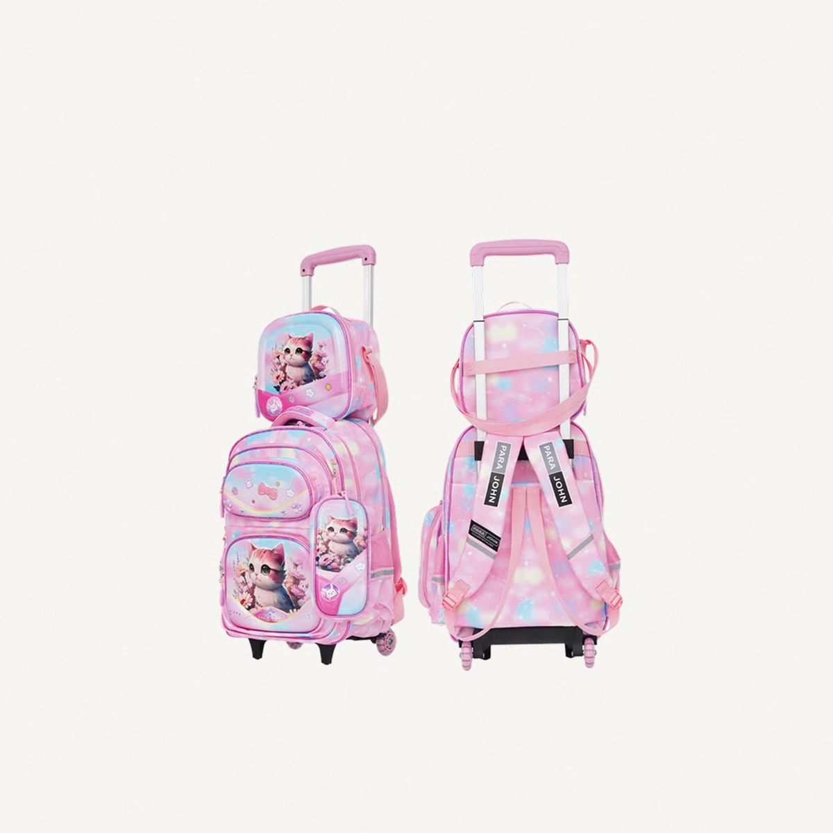 PARAJOHN KiddoKit Character Kitty School bag -Pink-3-3