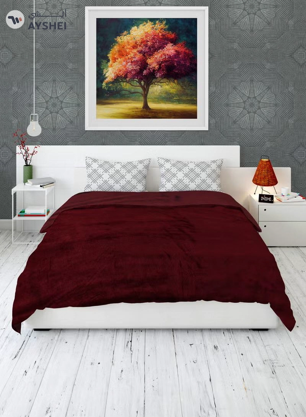 PARAJOHN Flannel Fleece Blanket Double Size For All Season Fluffy Blanket Warm Bed Throws For Sofa And Bed Comfortable And Soft Double Flannel Fleece Blanket 220x200