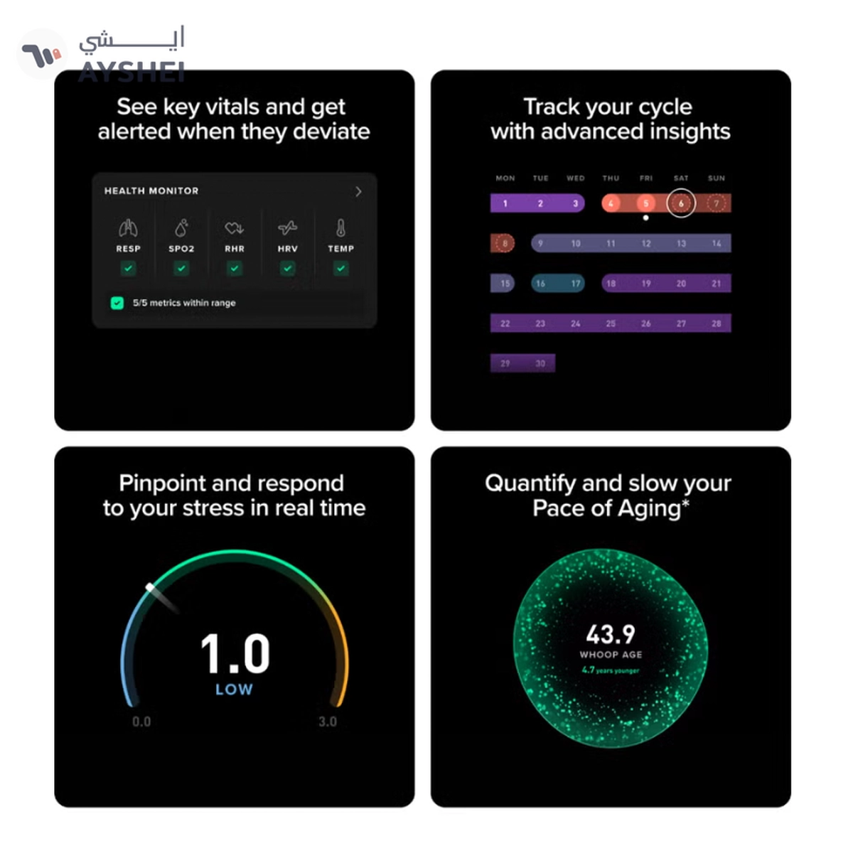 Whoop Peak – 12-Month Membership – 5.0 Health and Fitness Wearable-2-1