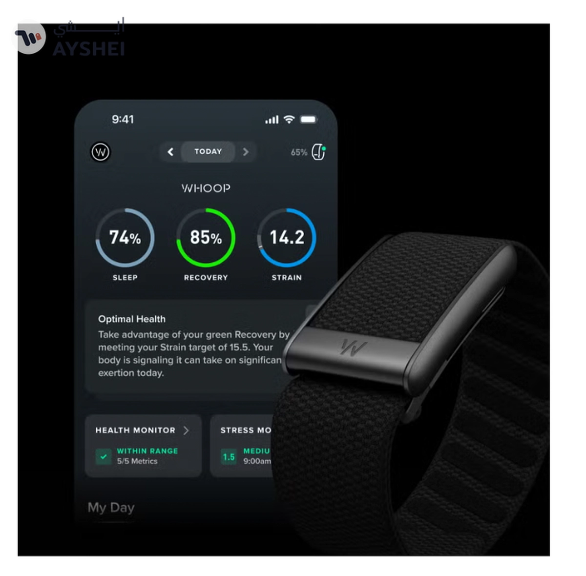 Whoop Peak – 12-Month Membership – 5.0 Health and Fitness Wearable-7-6
