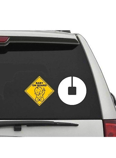 ABBASALI Baby On Board Sticker For Car-1
