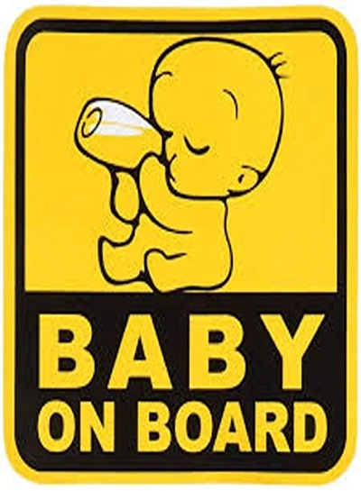 ABBASALI Baby On Board Sticker For Car-0