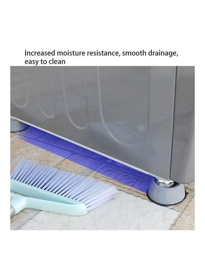 Sunshine 8-Piece Washer Dryer Anti Vibration Pads With Suction Cup Feet Blue 4 x 5cm-4