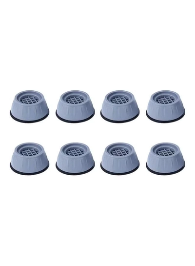 Sunshine 8-Piece Washer Dryer Anti Vibration Pads With Suction Cup Feet Blue 4 x 5cm-0