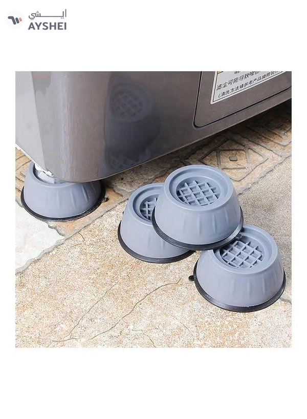 Sunshine 8-Piece Washer Dryer Anti Vibration Pads With Suction Cup Feet Blue 4 x 5cm