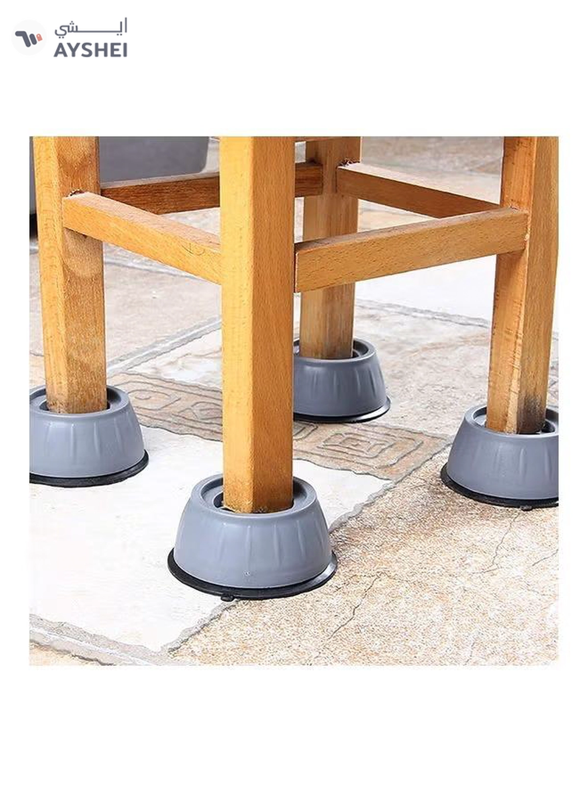 Sunshine 8-Piece Washer Dryer Anti Vibration Pads With Suction Cup Feet Blue 4 x 5cm-2-2