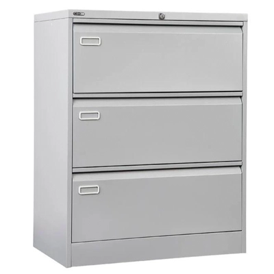 Lateral Filing Cabinet, 3 Drawers, High Quality-0