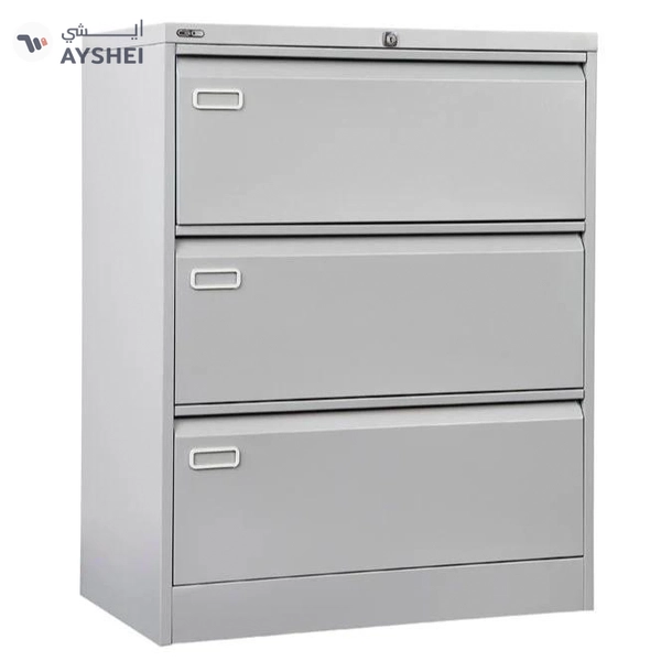 Lateral Filing Cabinet, 3 Drawers, High Quality