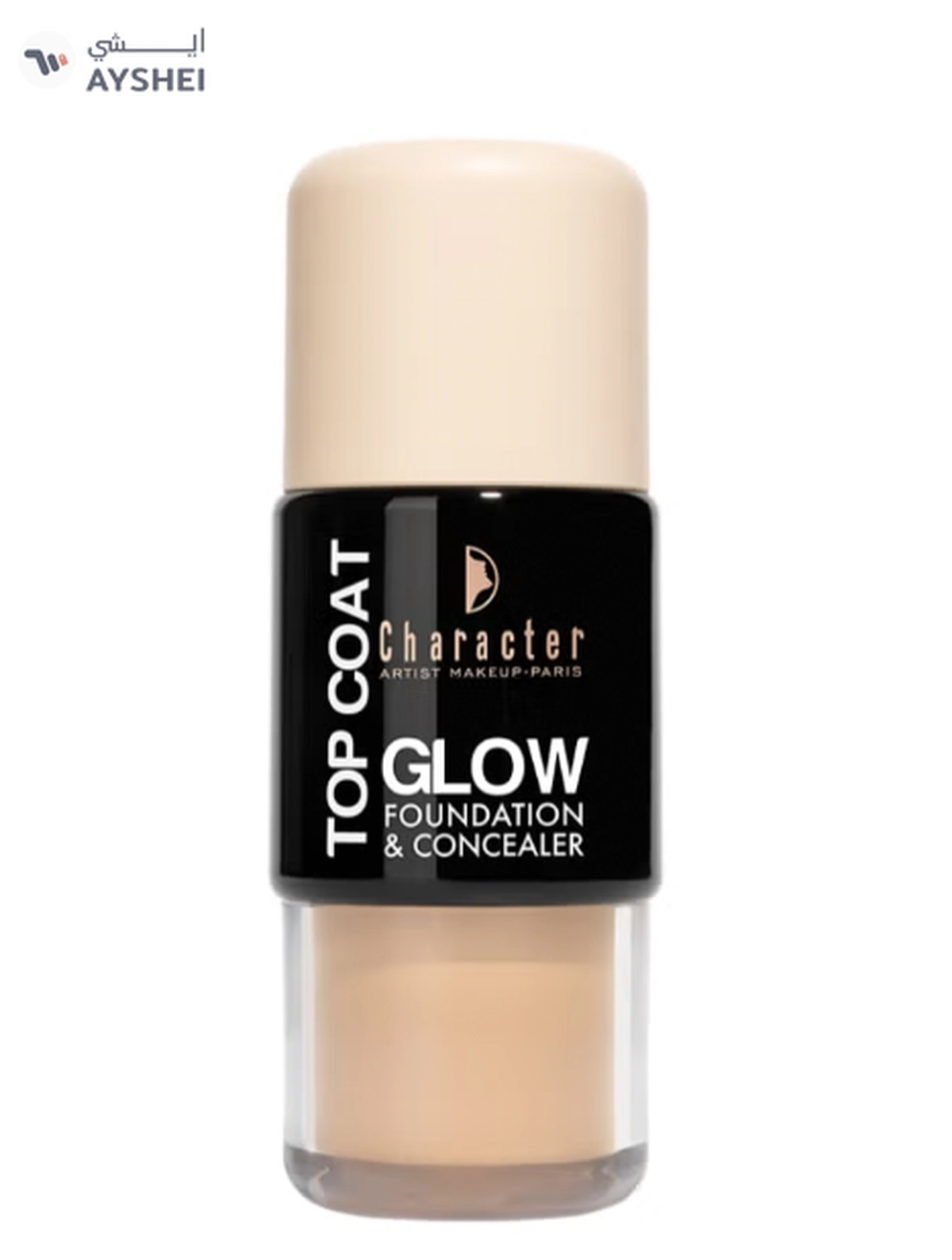 Character Top Coat Glow Foundation And Concealer