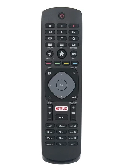 Eworld New Replacement Infrared TV Remote Control for Philip LED Smart Televisions-1