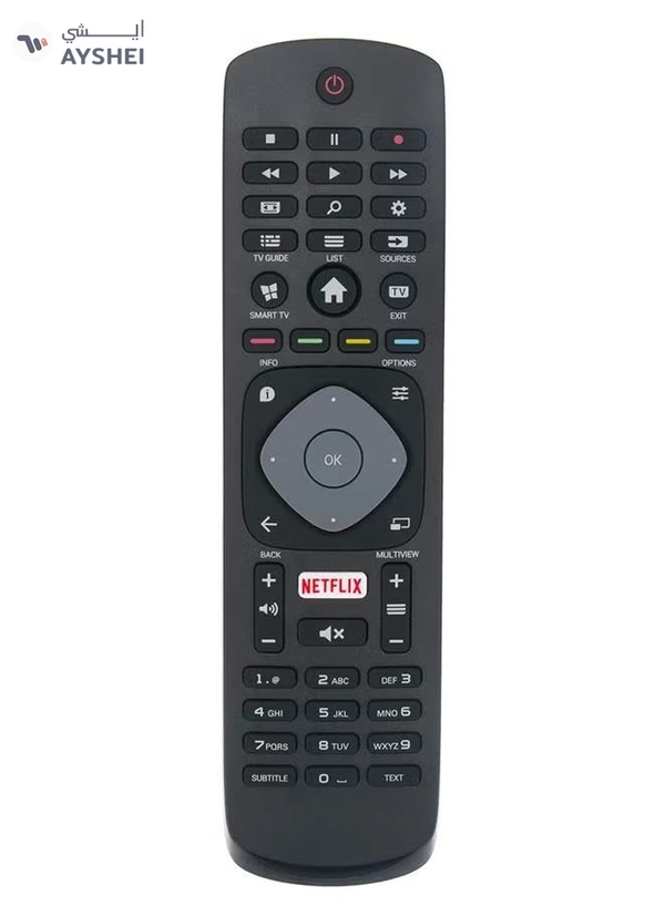 Eworld New Replacement Infrared TV Remote Control for Philip LED Smart Televisions
