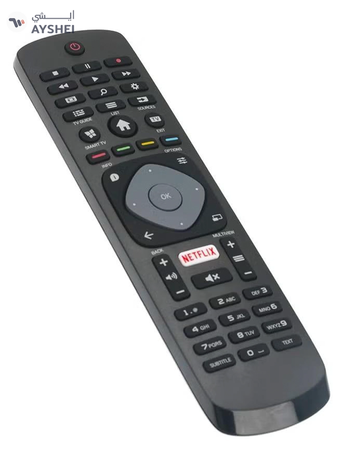 Eworld New Replacement Infrared TV Remote Control for Philip LED Smart Televisions-2-2