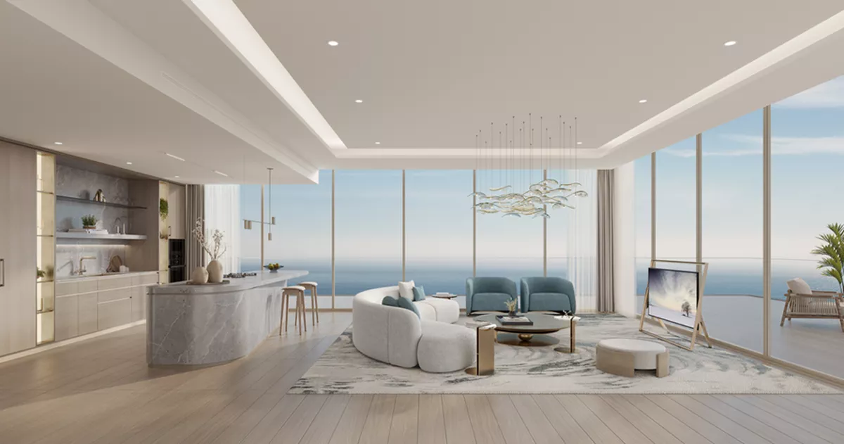Front Sea View | Premium 3 BHK + M | Luxury-4-4