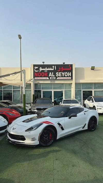 2018 Chevrolet Corvette Grand Sport 3LT | GCC Specs perfect condition-1