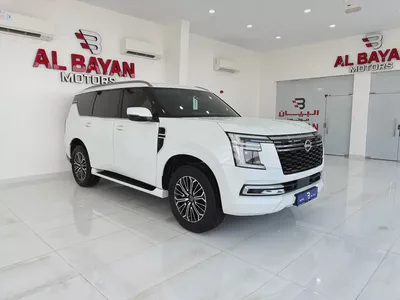 نيسان باترول بلاتينيوم ‏بدون صبغ أو حوادث تيربو ابيض / احمر 2025 (المسعود)-0