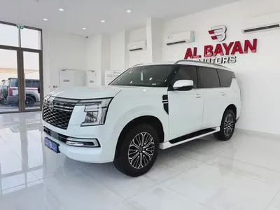 نيسان باترول بلاتينيوم ‏بدون صبغ أو حوادث تيربو ابيض / احمر 2025 (المسعود)-1
