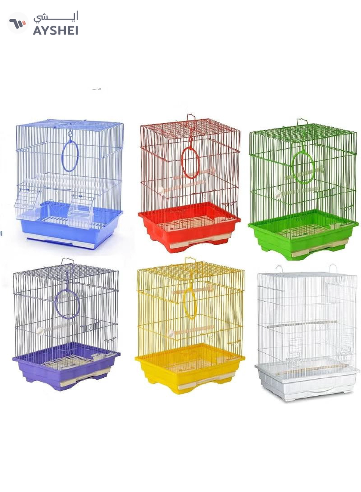 DAYANG Bird Cage (A105) - 30 x 23 x 39cm [Dimension - 30 x 23 x 39cm] Random Color-4-4