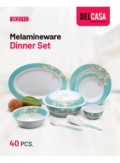Delcasa DC2111 Melamine Dinner Set 40-Pieces-0