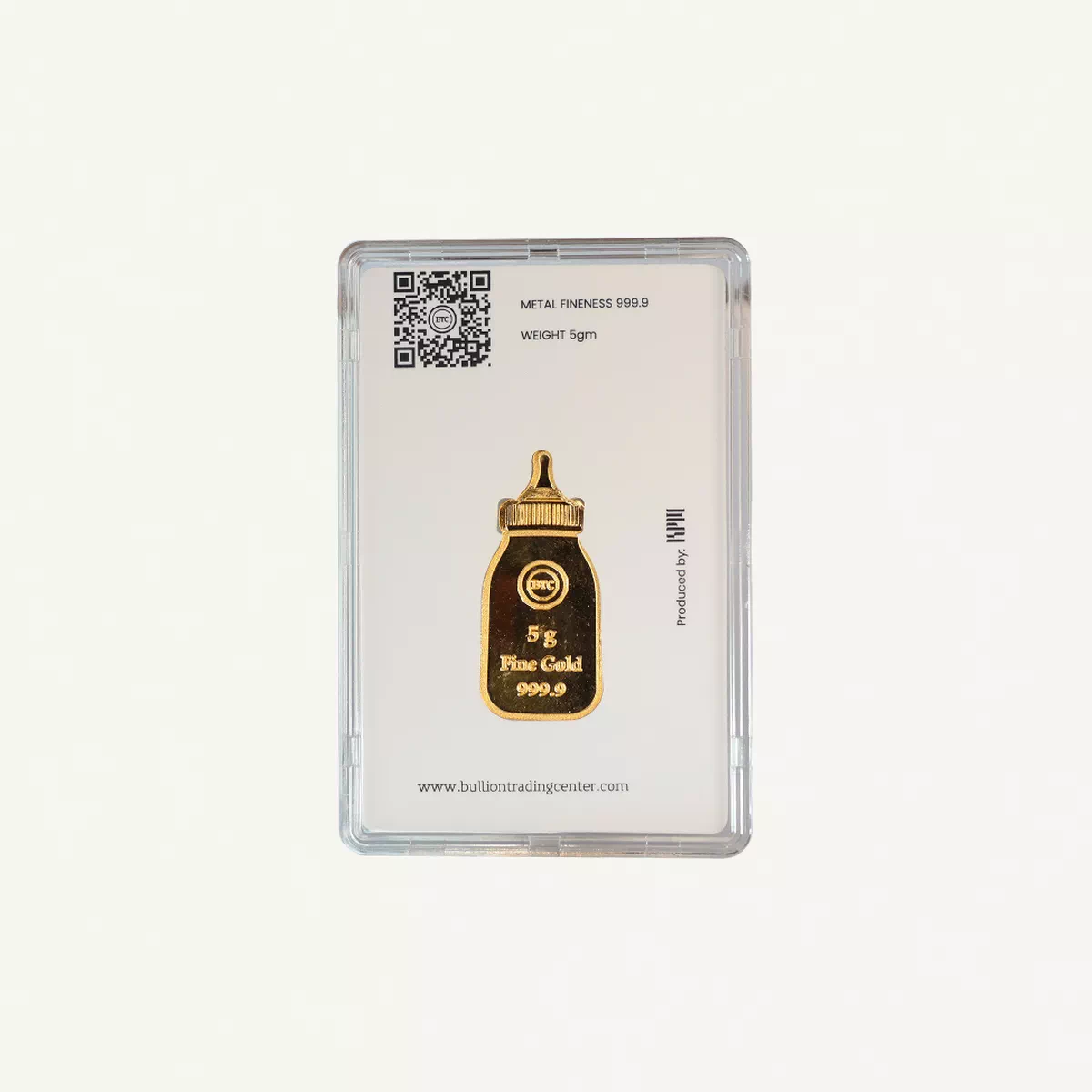 BTC 5 Gram Pure Gold Baby Feeding Bottle- Exclusive Gifting and Collectable 24 carat-1-1