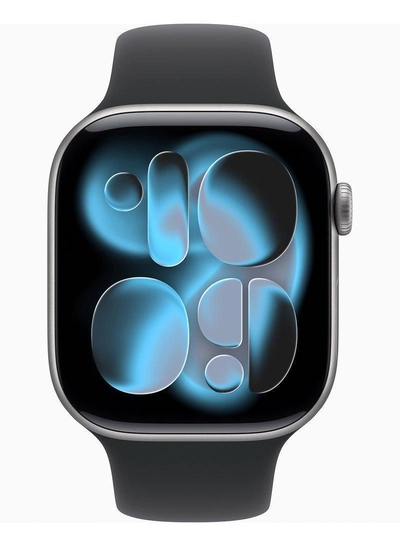 Apple Watch Series 11 GPS 46mm (INTERNATIONAL) Space Grey Aluminium Case With Black Sport Band SG Case - M/L-2