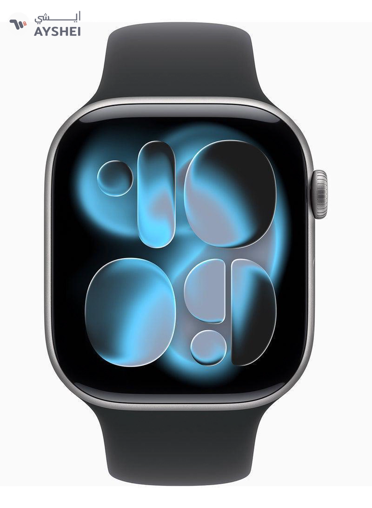 Apple Watch Series 11 GPS 46mm (INTERNATIONAL) Space Grey Aluminium Case With Black Sport Band SG Case - M/L-2-2