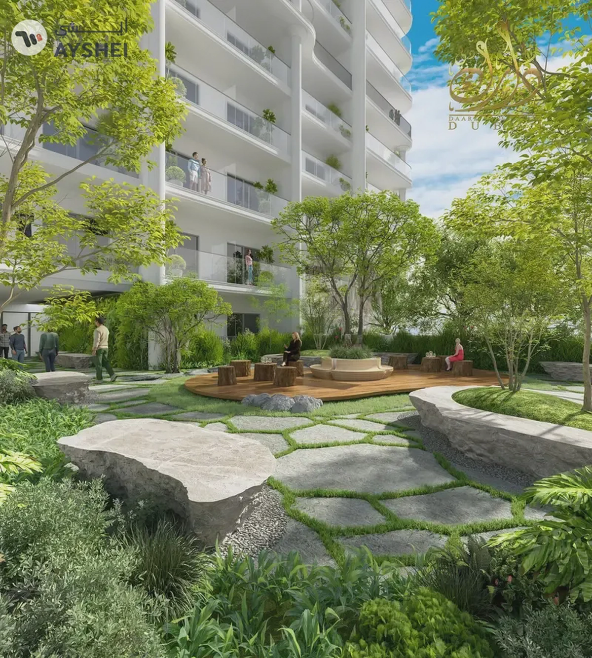 MAJAN _Serene 1 Bedroom Home_Wellness Garden View