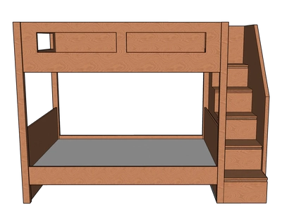 Elega Bunk Bed, 120 x 200 cms-2