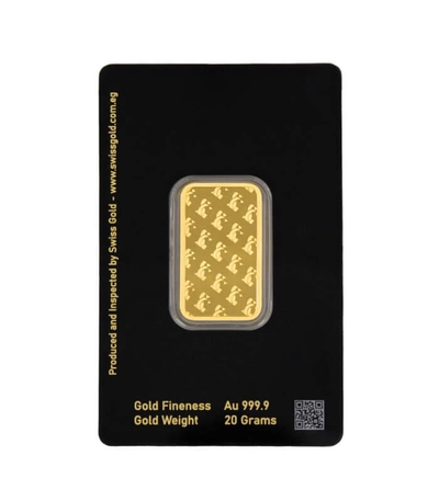 20 Grams Swiss Gold Bar 100% Authentic-1