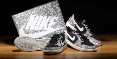 Jordan 1 Retro Low OG "Black Cement" sneakers-0