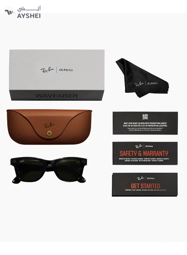 Meta RAY-BAN | META WAYFARER Matte Black Frame Graphite Lenses Polar Gradient Graphite