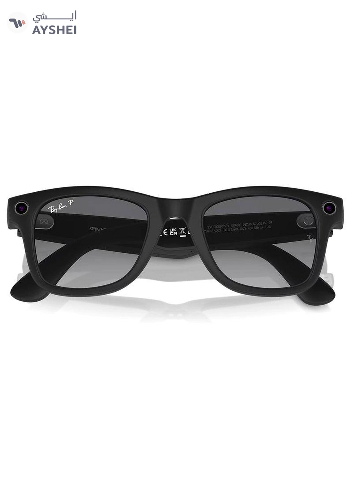 Meta RAY-BAN | META WAYFARER Matte Black Frame Graphite Lenses Polar Gradient Graphite-1-1
