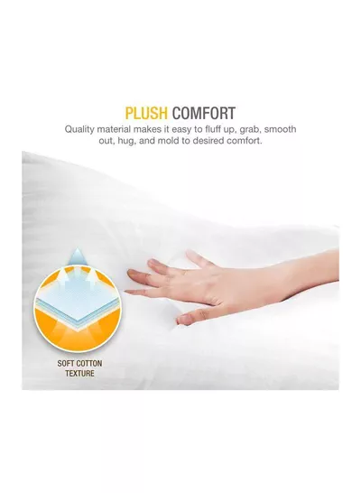 2 Pack Polyfiber Bed Pillows for Sleeping- Ultra Soft Breathable Down Alternative Pillows - Hotel Luxury Collection Pillows for Back Stomach or Side Sleepers (50X75cm)-3