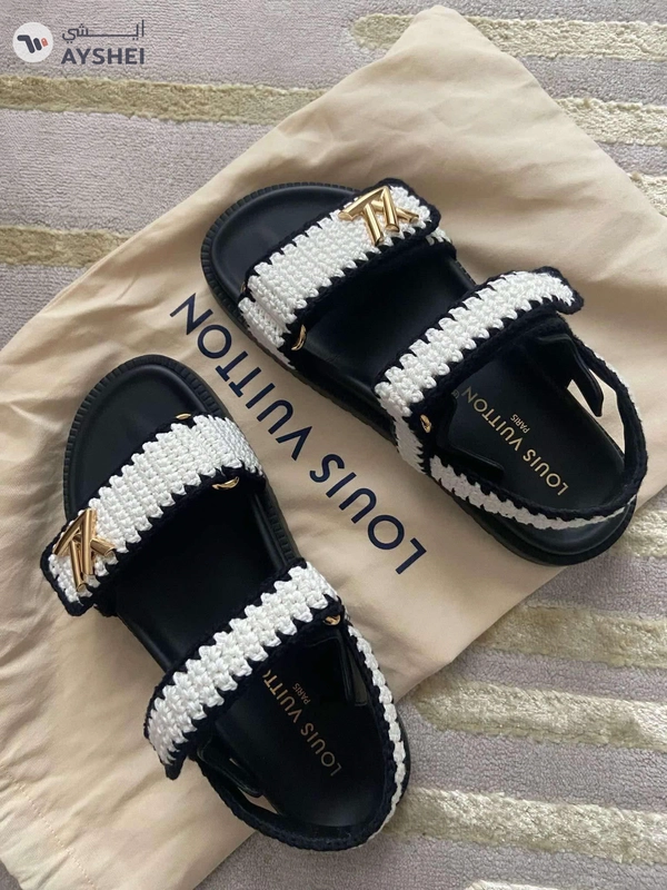 Louis Vuitton Sunset Flat Comfort Sandal Size 39